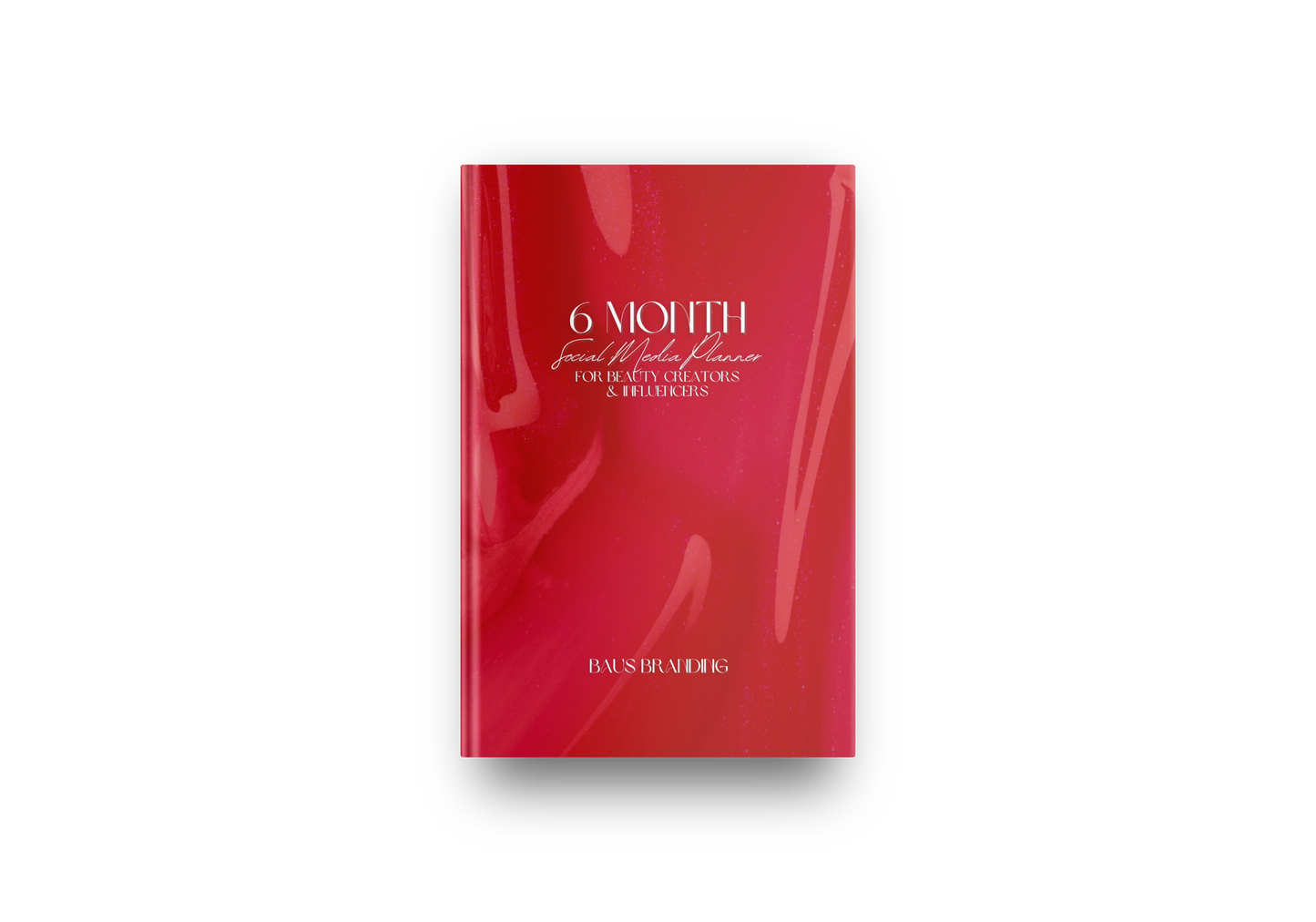 6 Month Social Media Planner: For Beauty Creators & Influencers | Red Haute