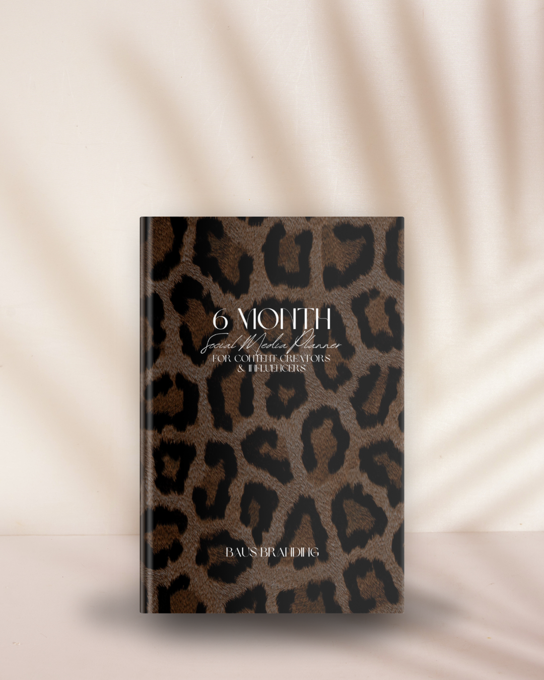 6 Month Social Media Planner: For Content Creators & Influencers | Animalier