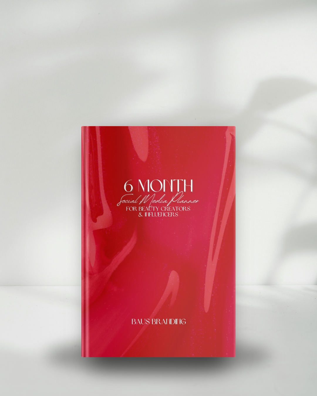 6 Month Social Media Planner: For Beauty Creators & Influencers | Red Haute