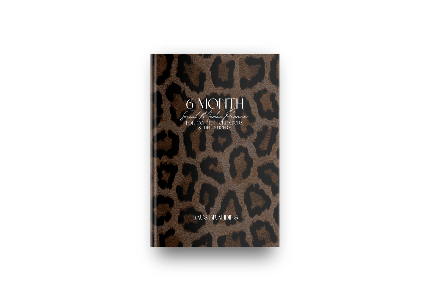 6 Month Social Media Planner: For Content Creators & Influencers | Animalier