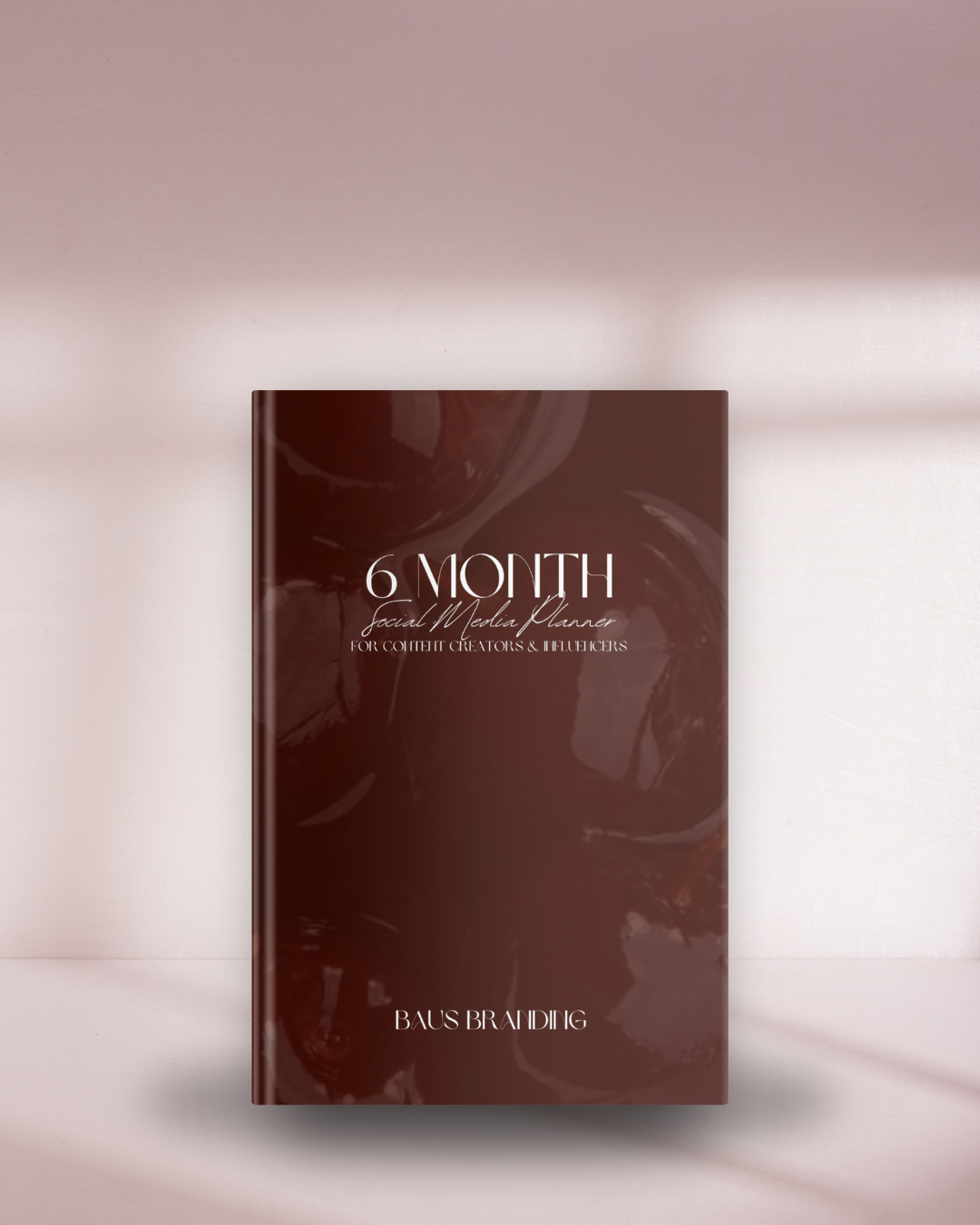 6 Month Social Media Planner: For Content Creators & Influencers | BAUS Cherry