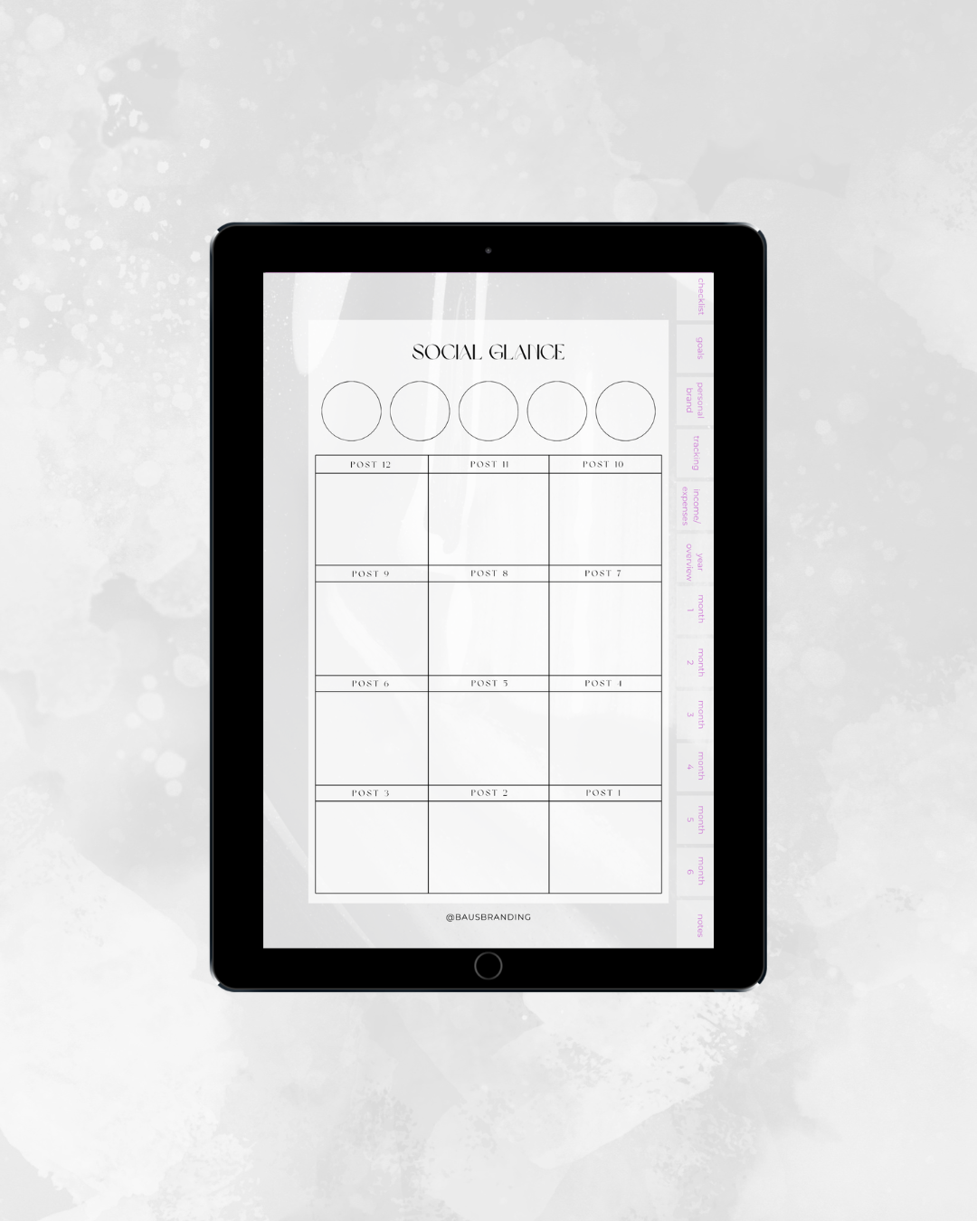 Digital Planner for Content Creators & Influencers