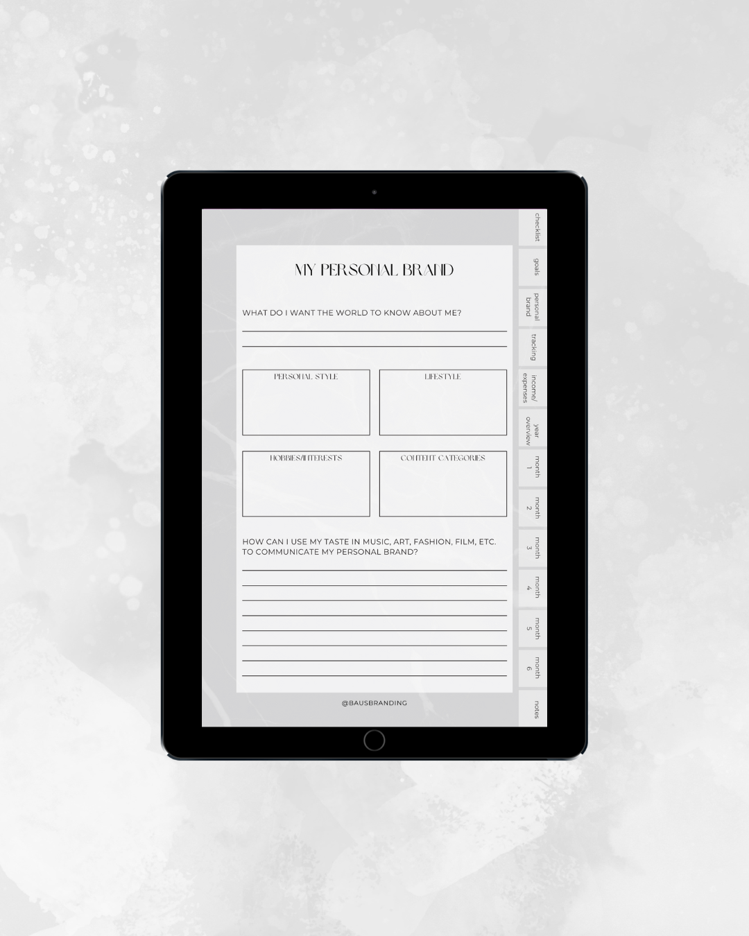 digital social media planner