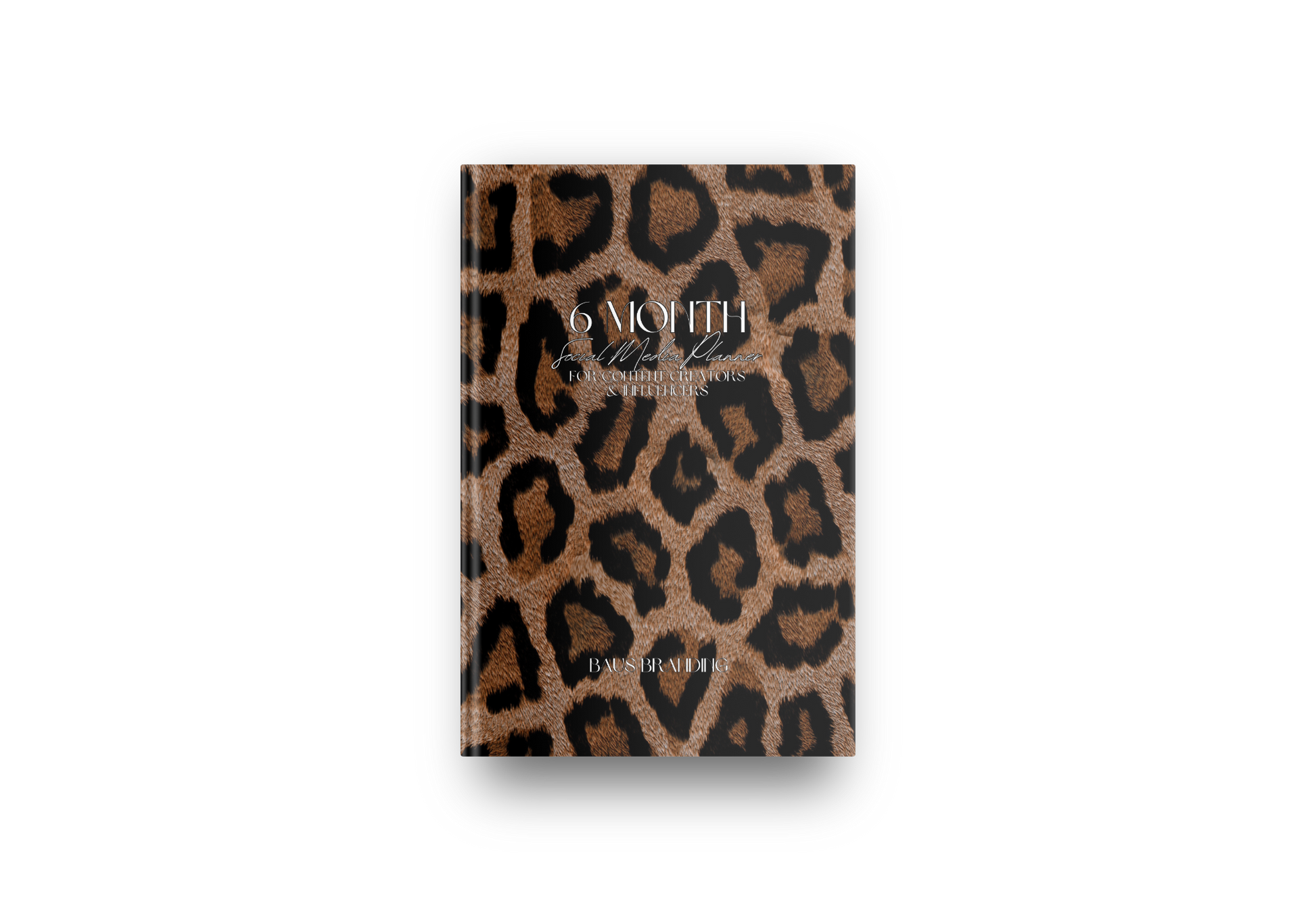 animal print planner for content creators